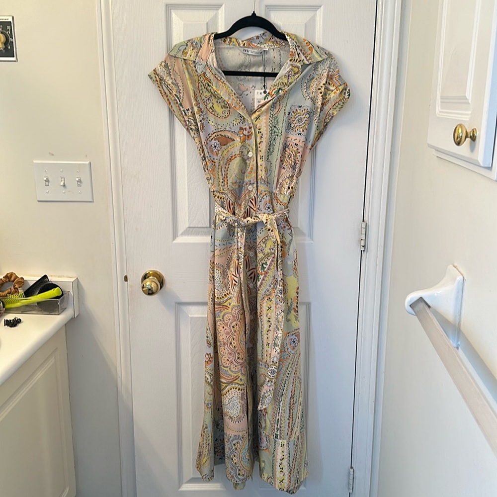 ZARA colourful design dress